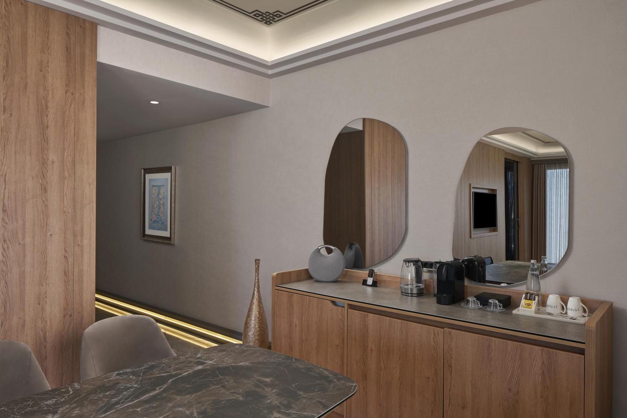 Lazzoni Hotel Istanbul Exterior foto A 3D rendering of a hotel room